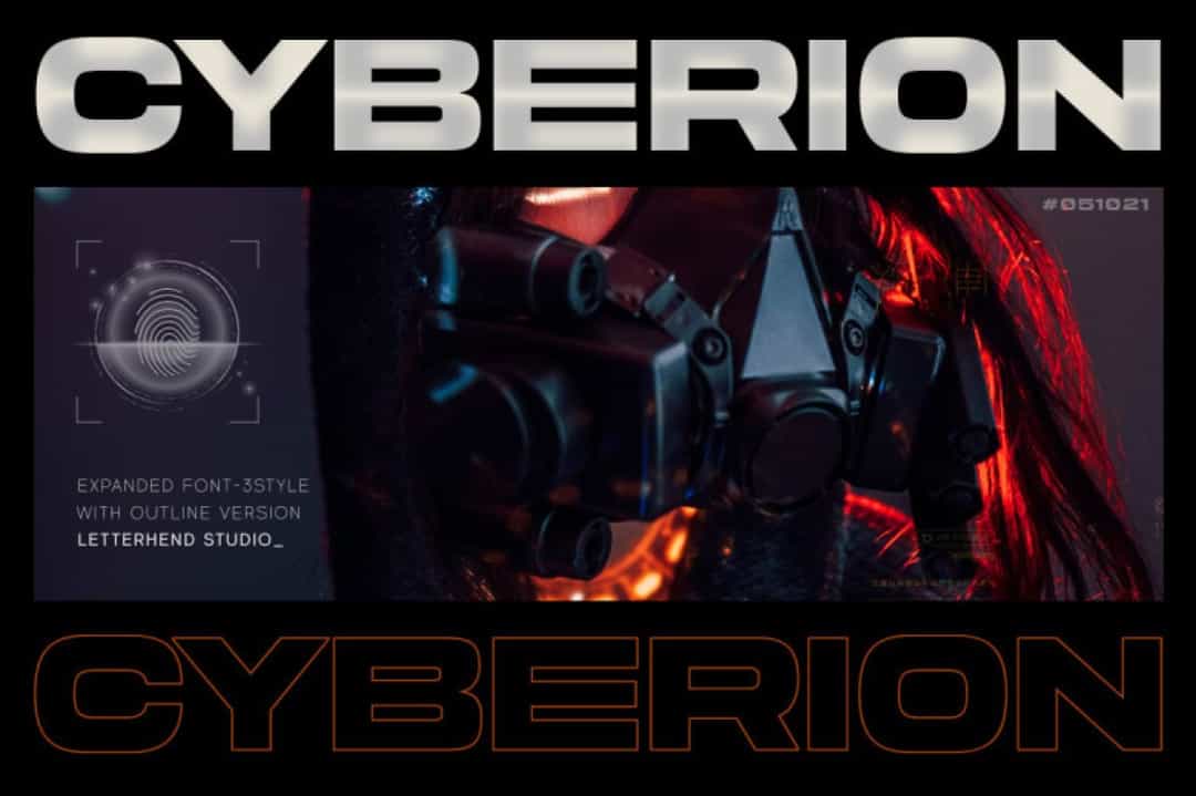 Cyberion Font Image 1