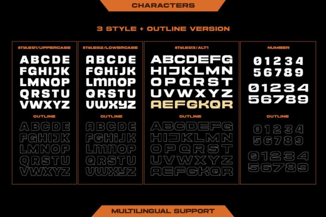 Cyberion Font Image 3
