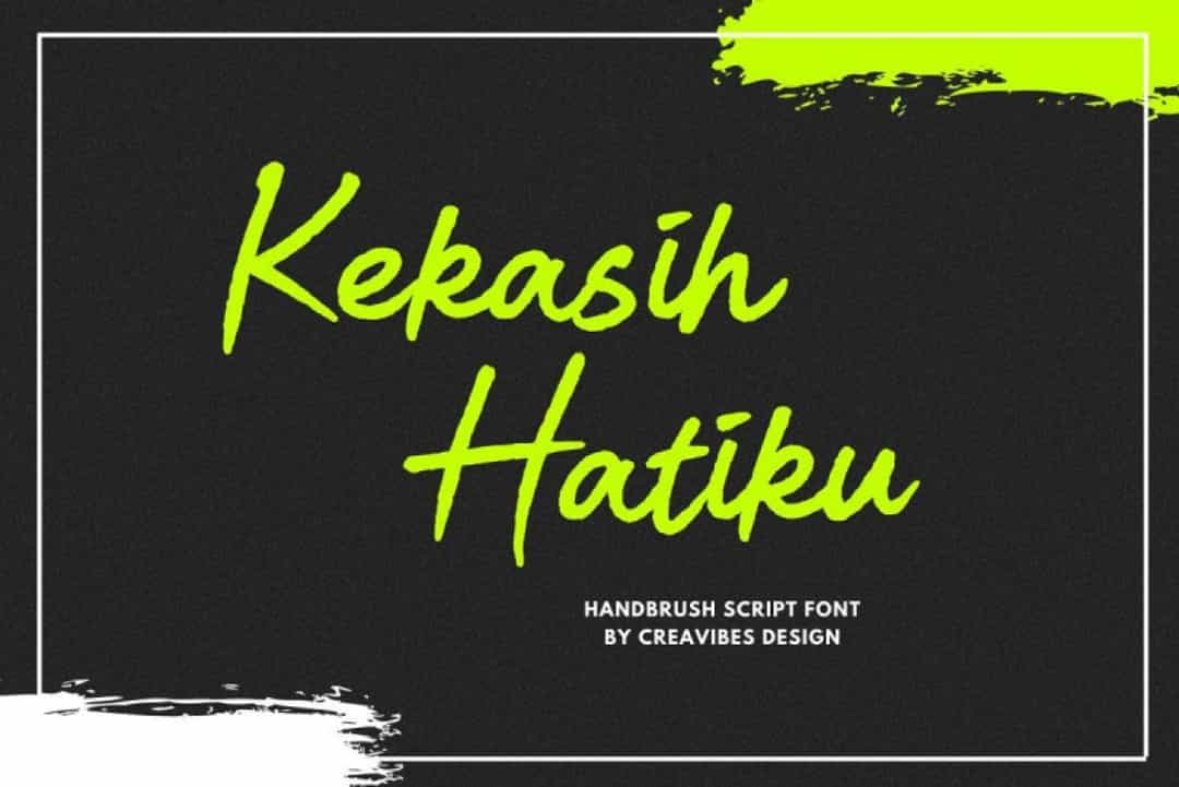 Kekasih Hatiku Font Image 1