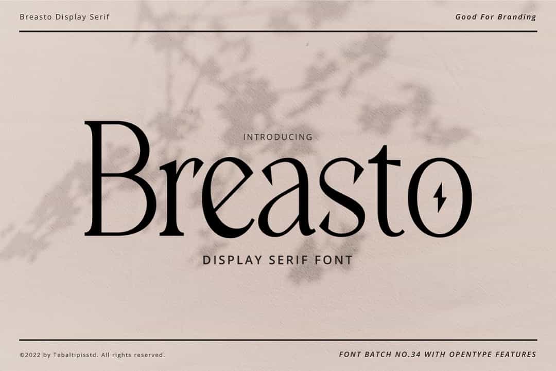 Breasto Font Image 1