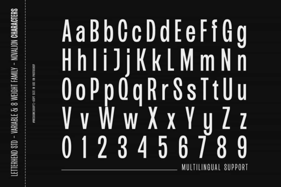 Novalion Font Image 2