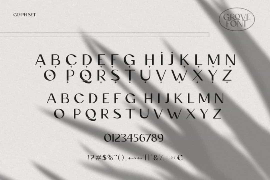 Grove Font Image 3