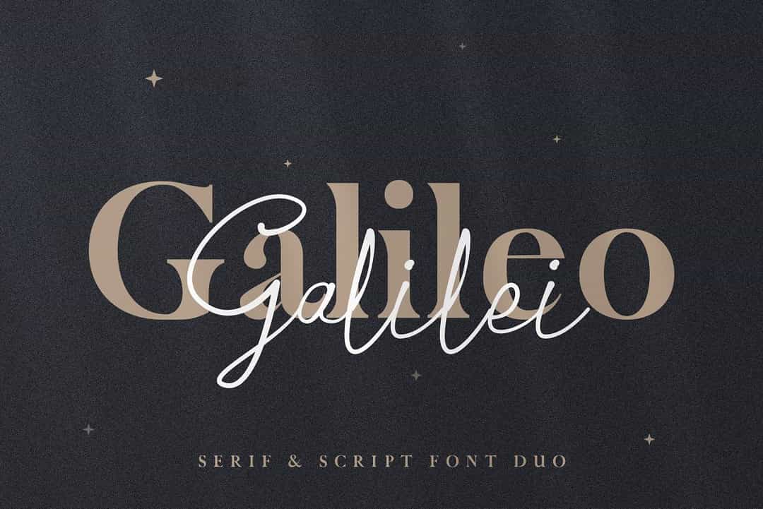 Galileo Galilei Font Image 1