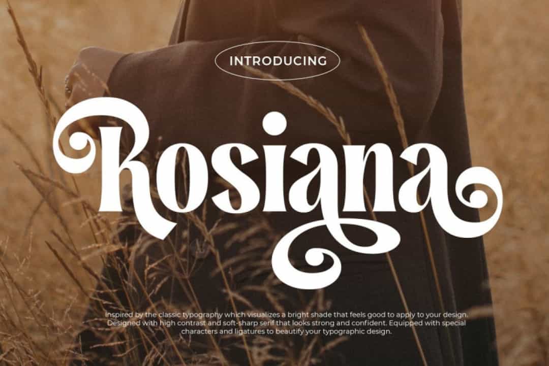 Rosiana Font Image 1