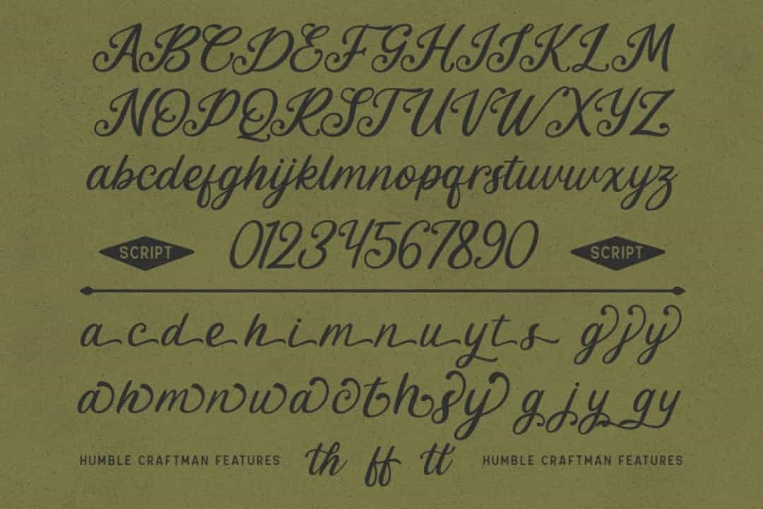Humble Craftman Font Image 2