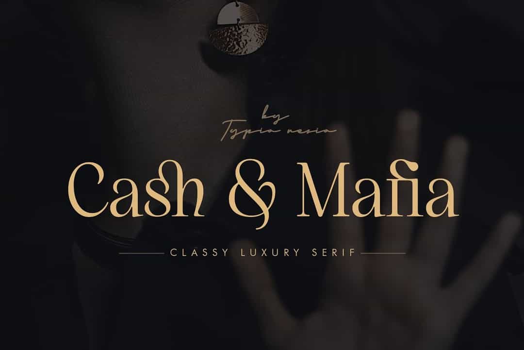 Cash and Mafia Font Image 1