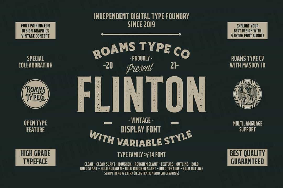 RTCO Flinton Font Image 1