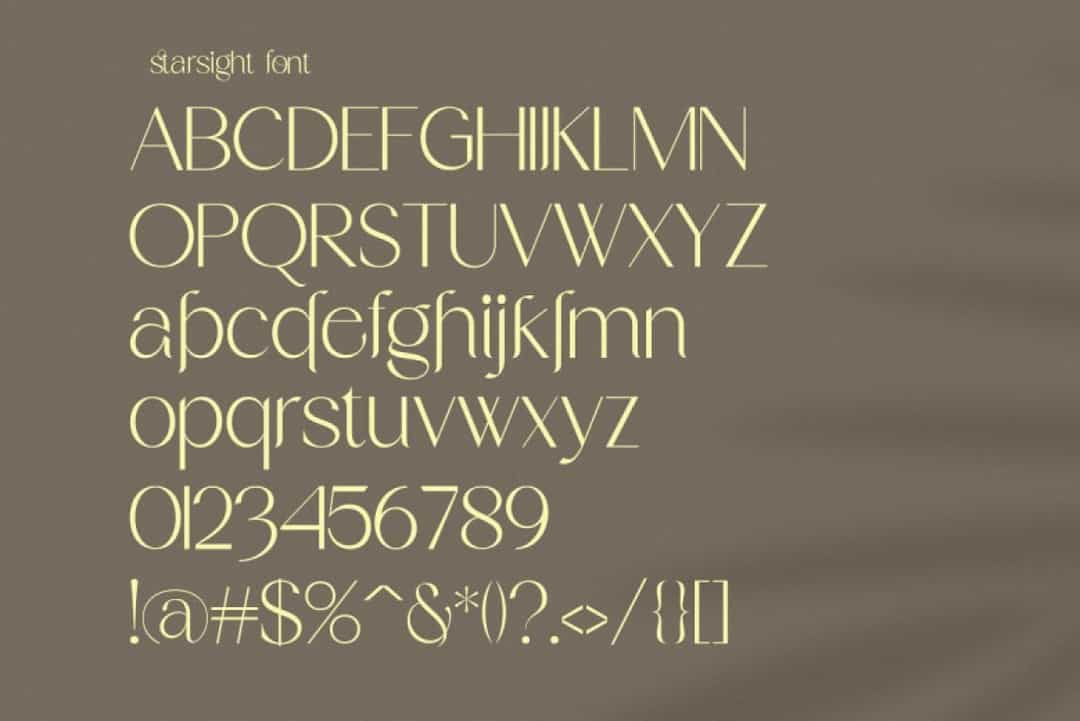 Starsight Font Image 3