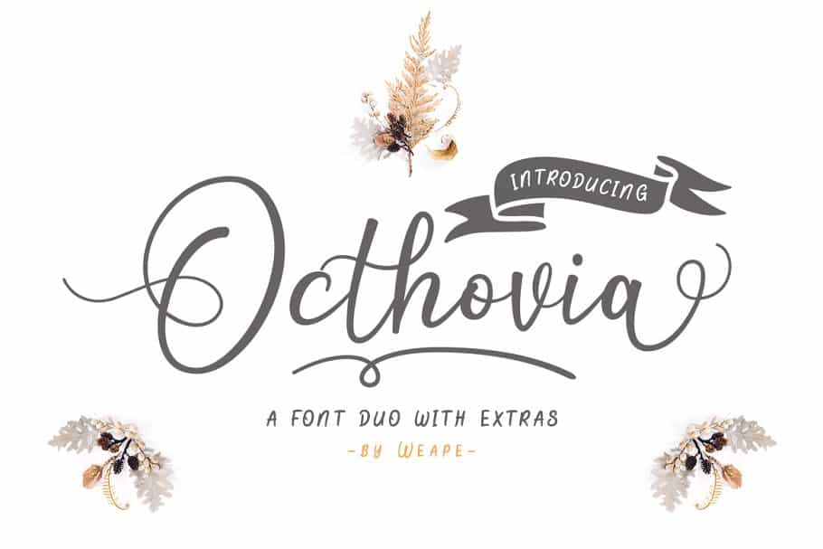 Octhovia Font Duo Image 1