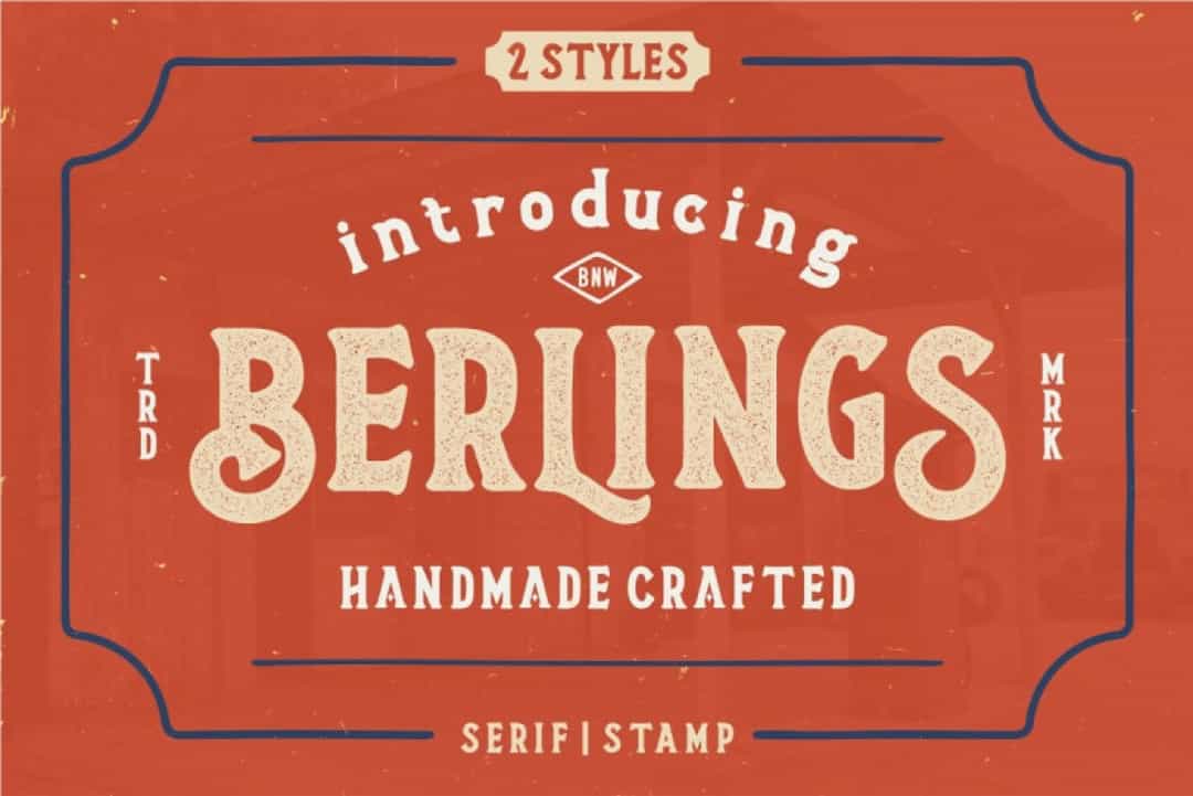 Berlings Font Image 1