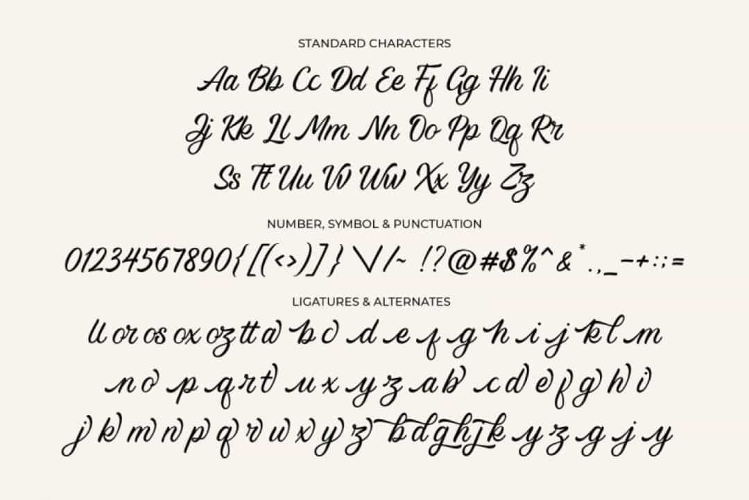 Alluring Font Image 3