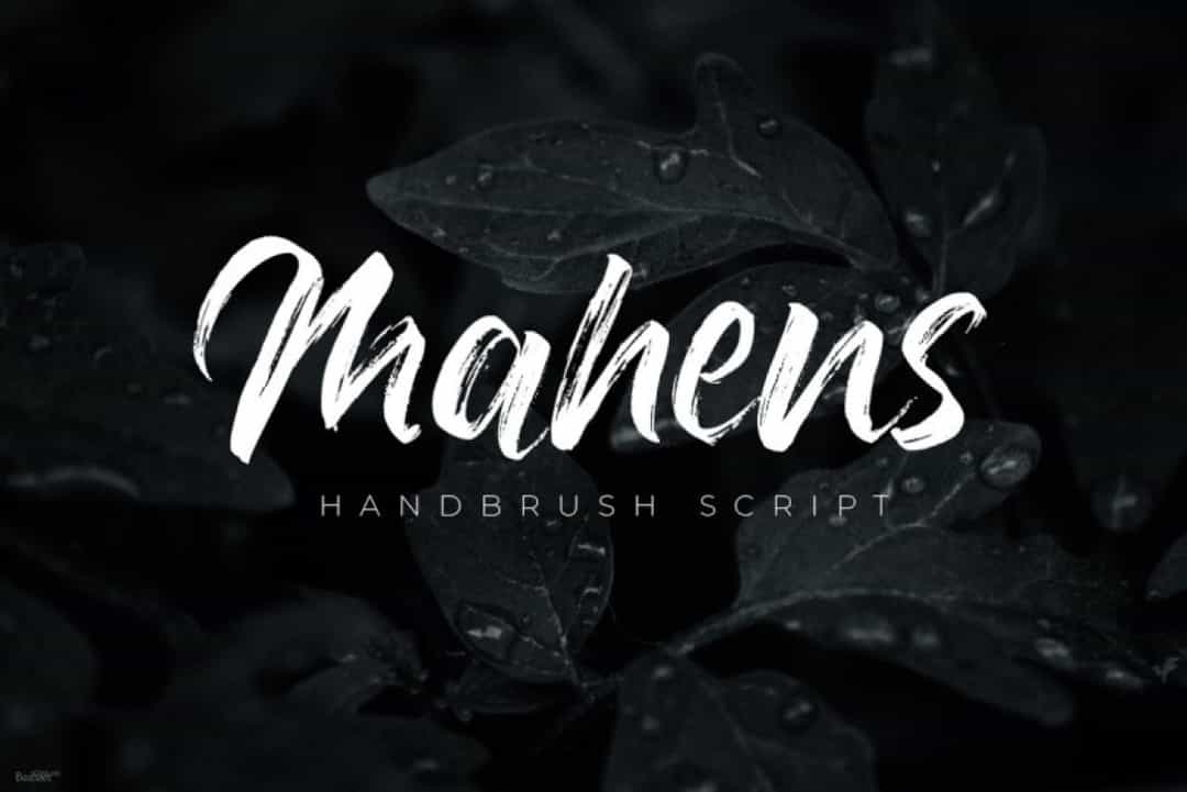 Mahens Font Image 1