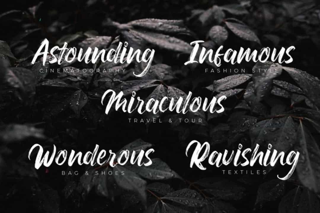 Mahens Font Image 2