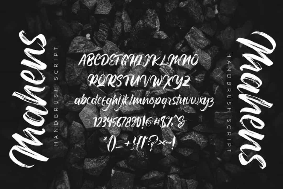Mahens Font Image 3