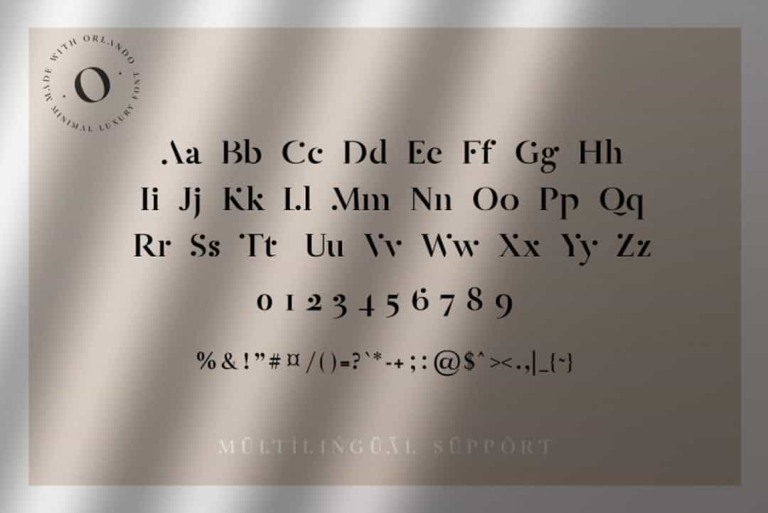Orlande Serif Font Image 3