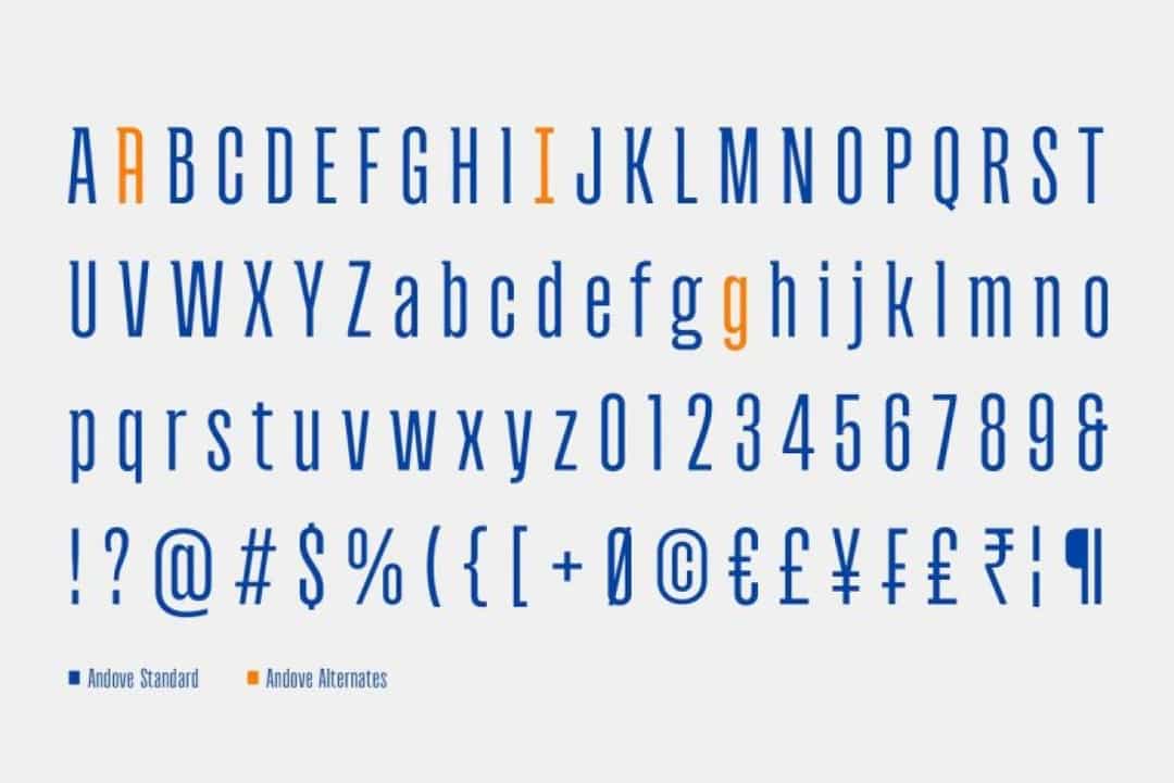 Andove Font Family Image 3