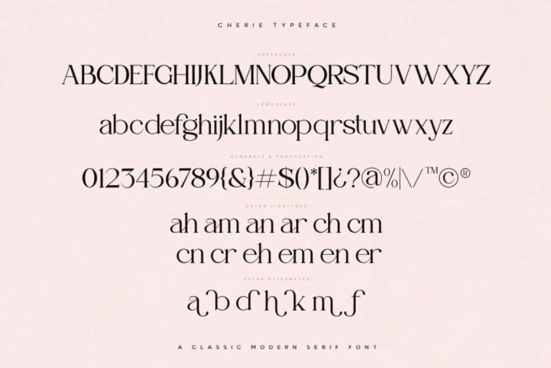 Cherie Font Image 3