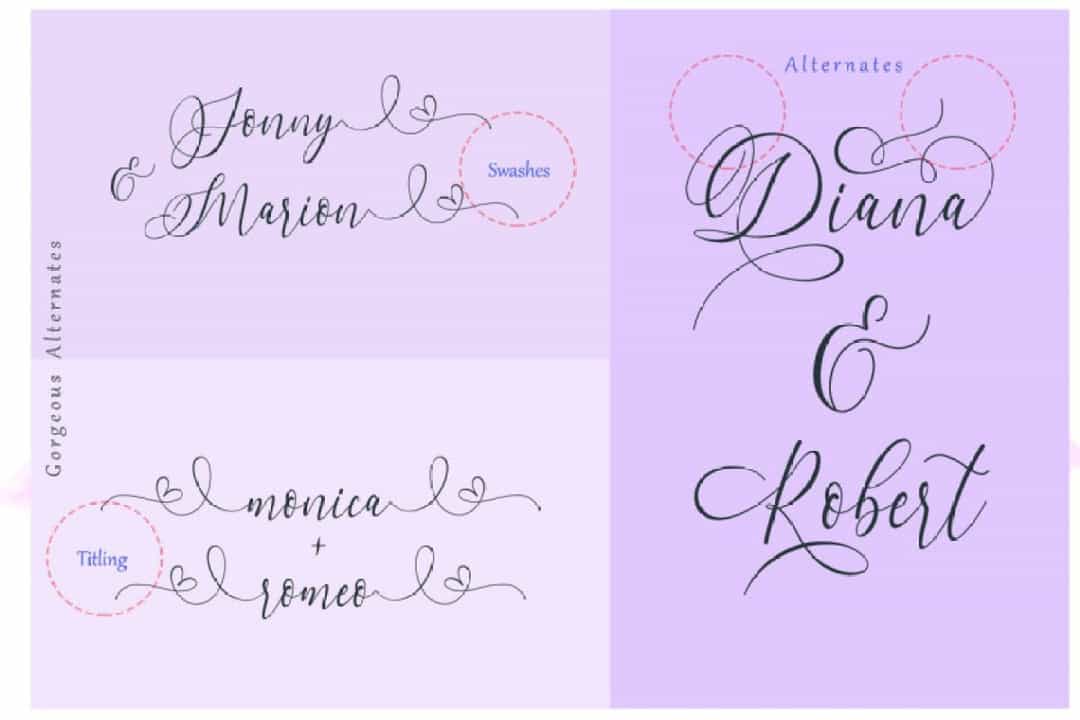 Dialova Script Font Image 3