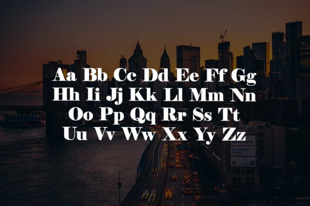 Guardian City Font Image 2
