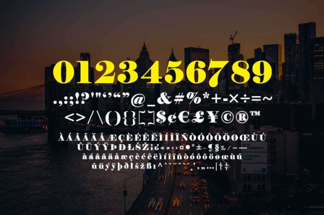 Guardian City Font Image 3