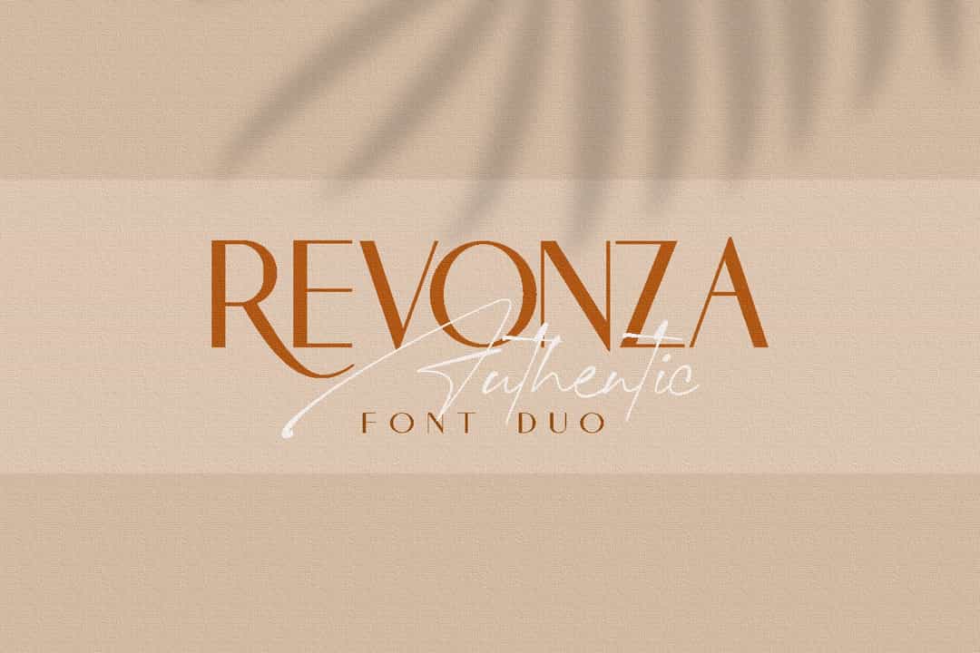 Revonza Authentic Font Image 1