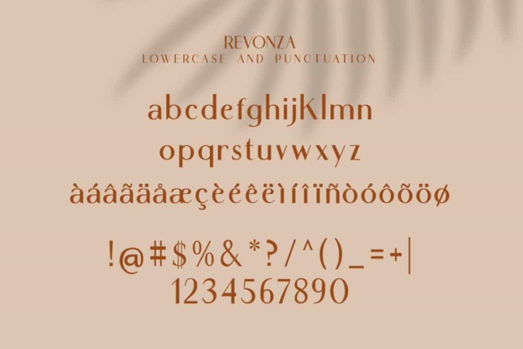 Revonza Authentic Font Image 3
