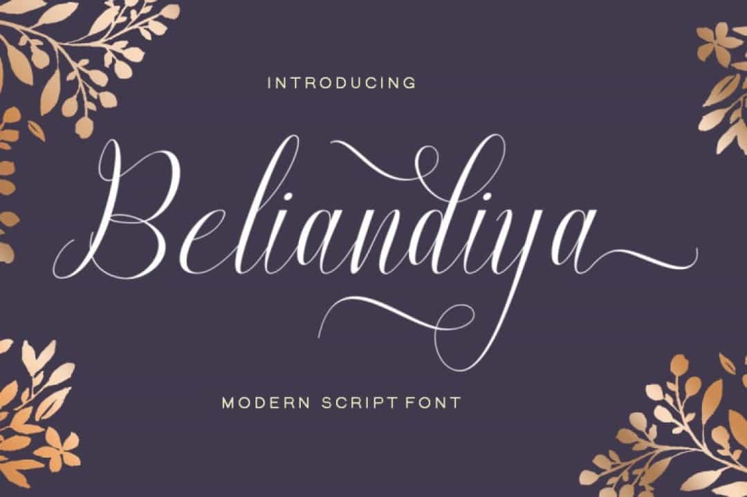 Beliandiya Font Image 1