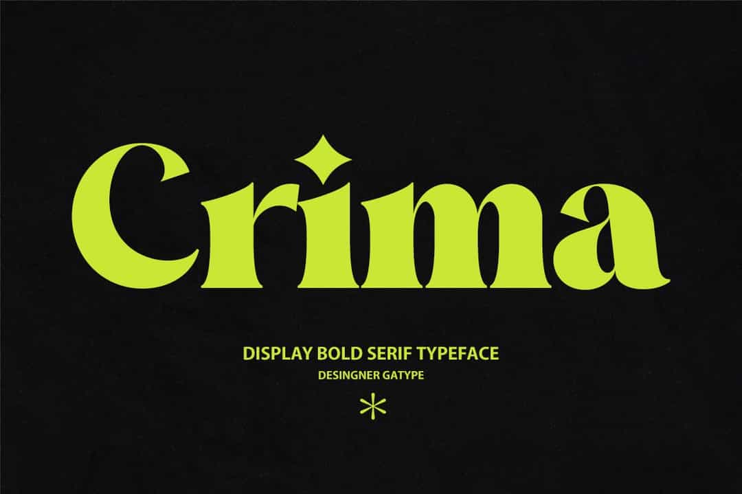 Crima Font Image 1
