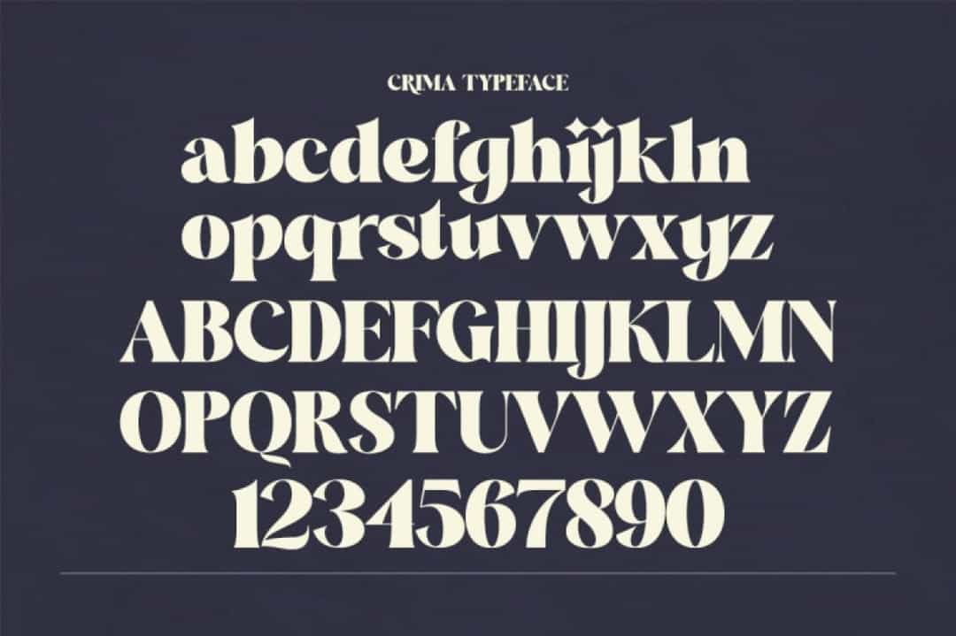 Crima Font Image 3