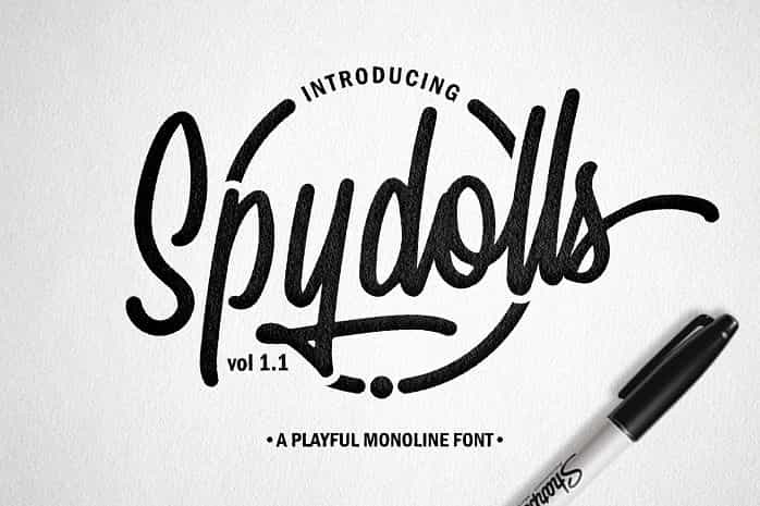 Spydolls Script Font Image 1