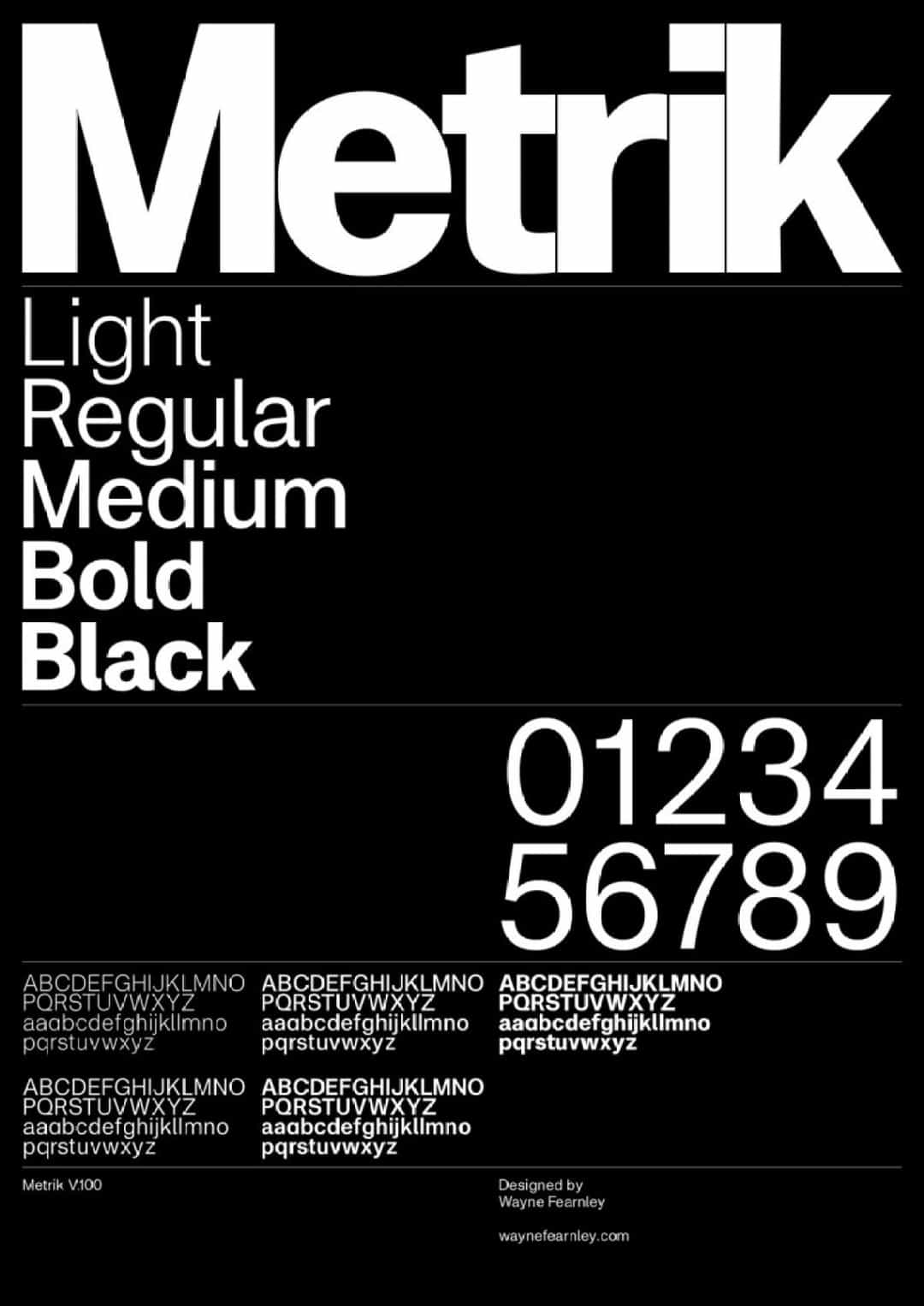 Metrik Font Image 2
