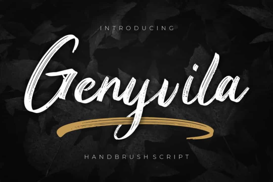 Genyvila Font Image 1