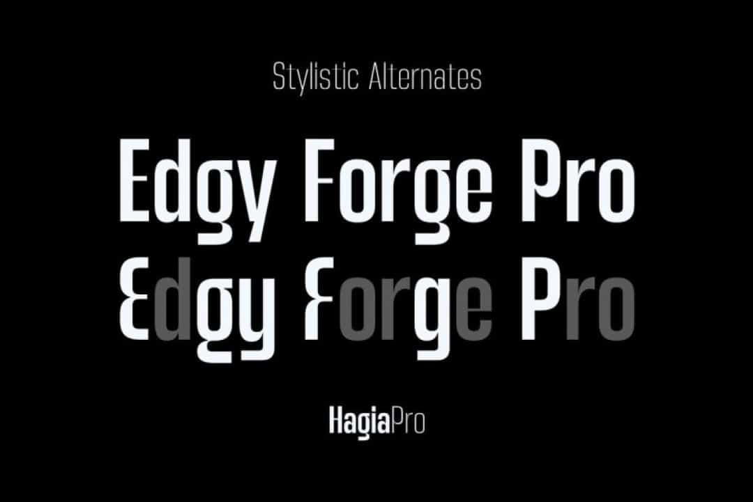 Hagia Pro Font Image 2