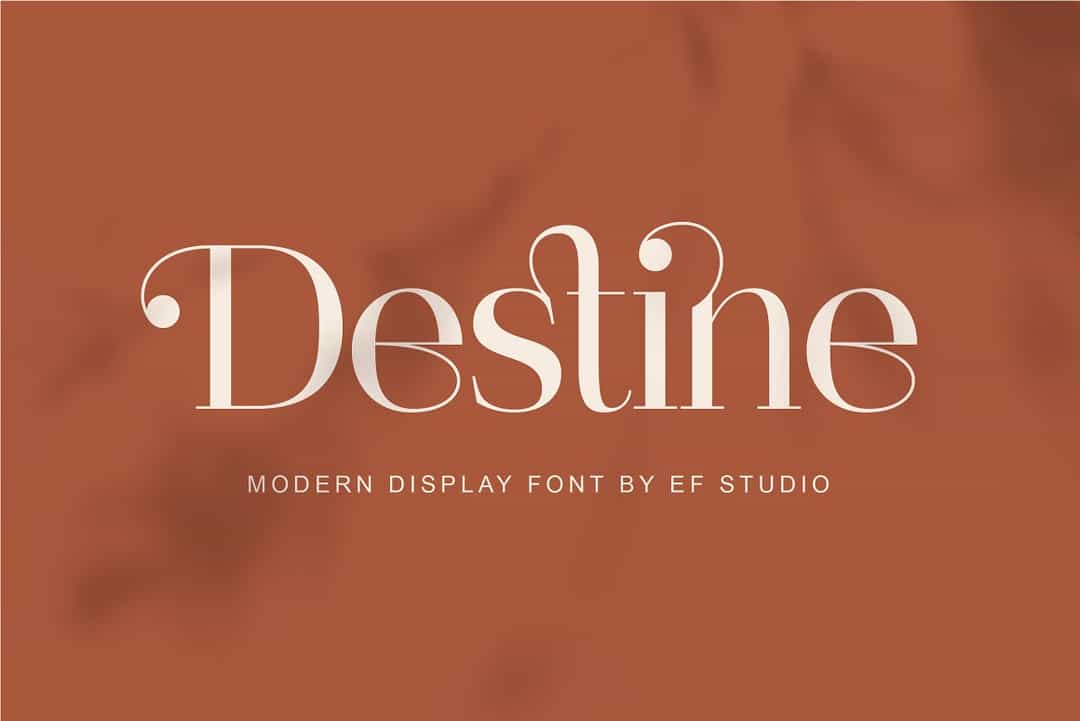 Destine Font Image 1