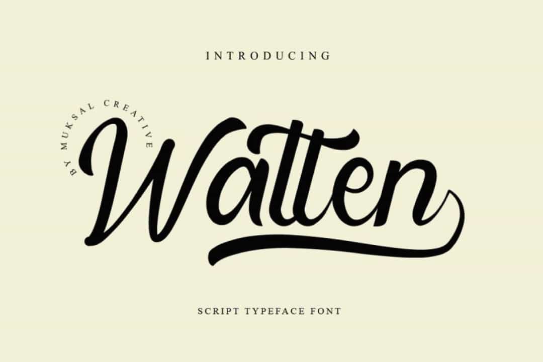 Watten Font Image 1