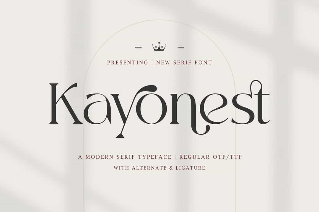 Kayonest Font Image 1