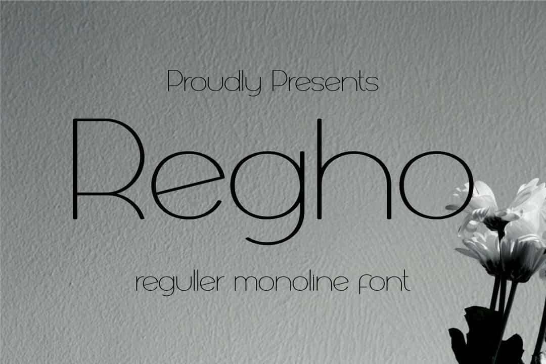 Regho Font Image 1