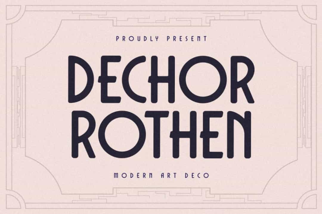 Dechor Rothen Font Image 1