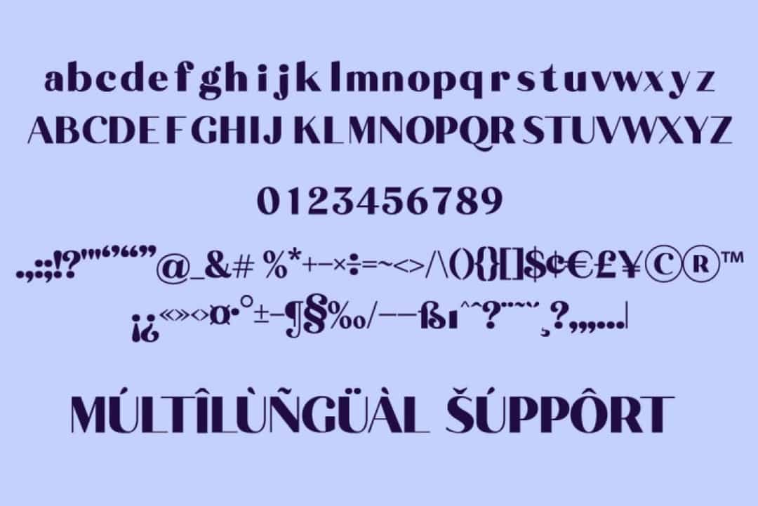 Agradable Font Image 3
