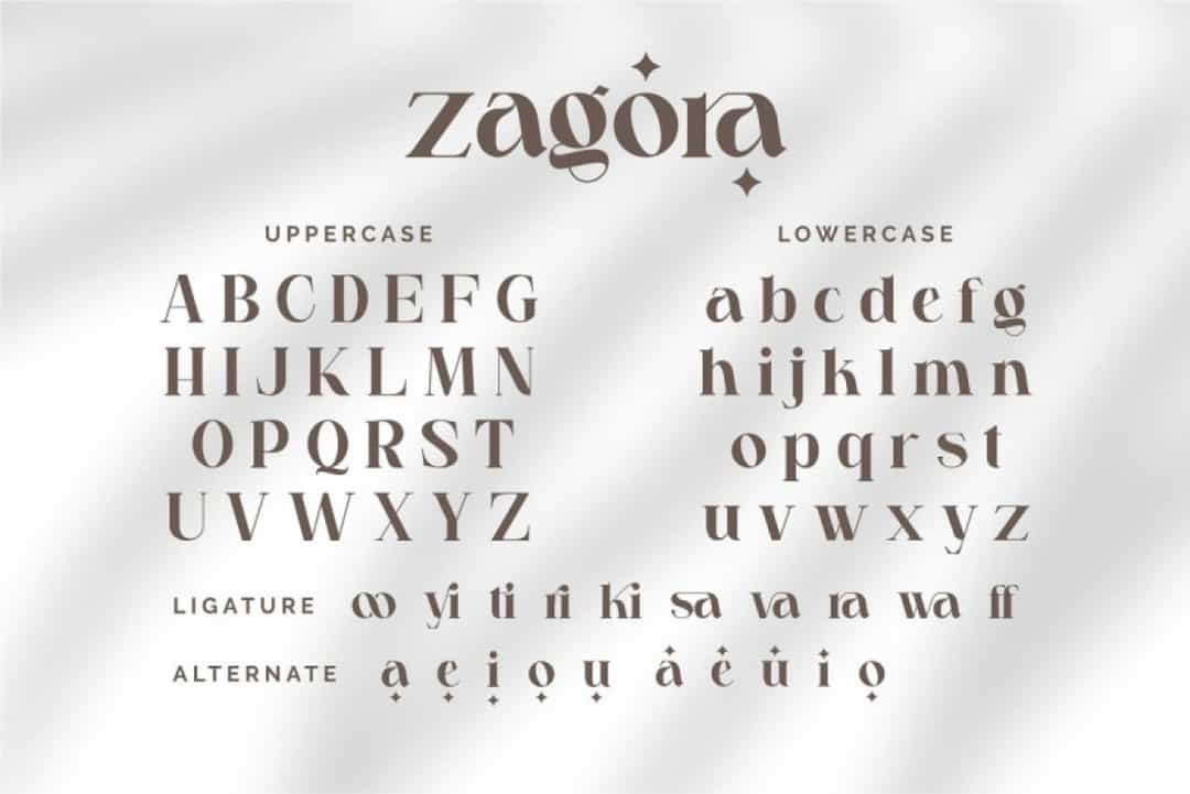 Zagora Font Image 3