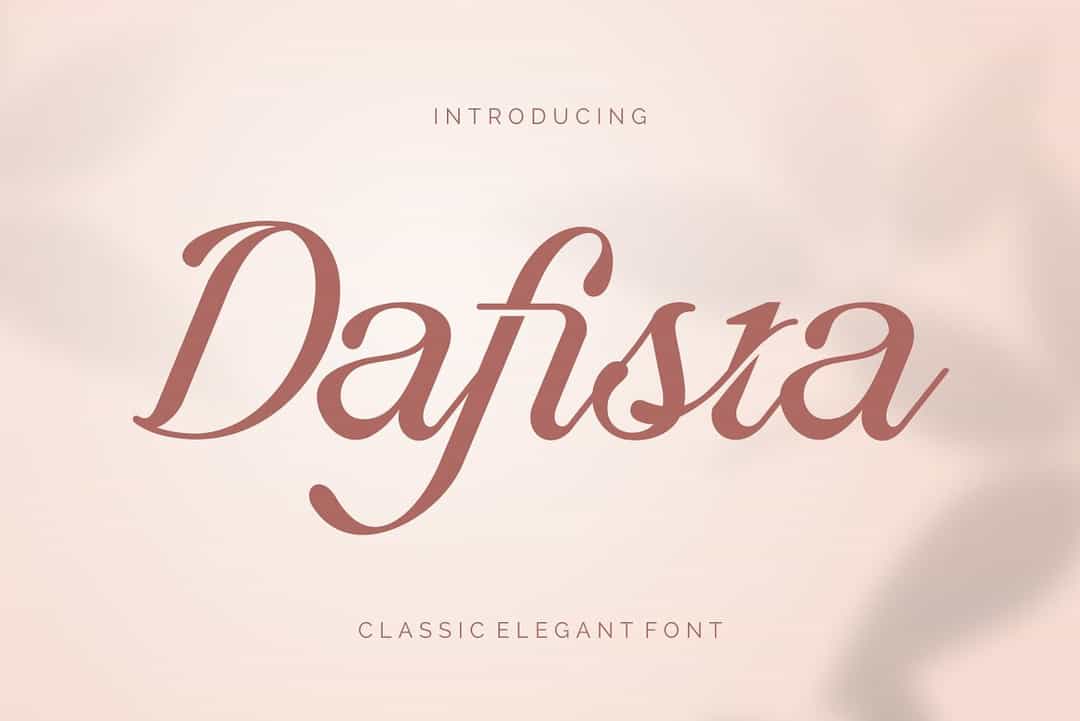 Dafista Font Image 1