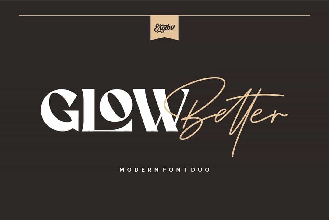 Glow Better Font Image 1