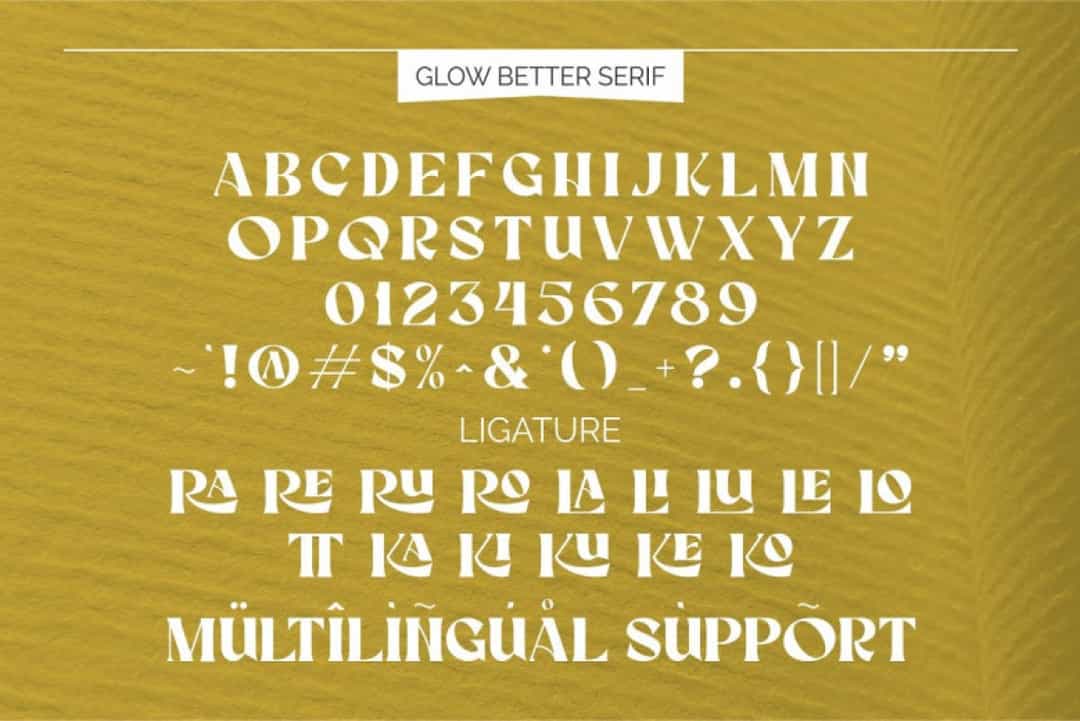 Glow Better Font Image 2