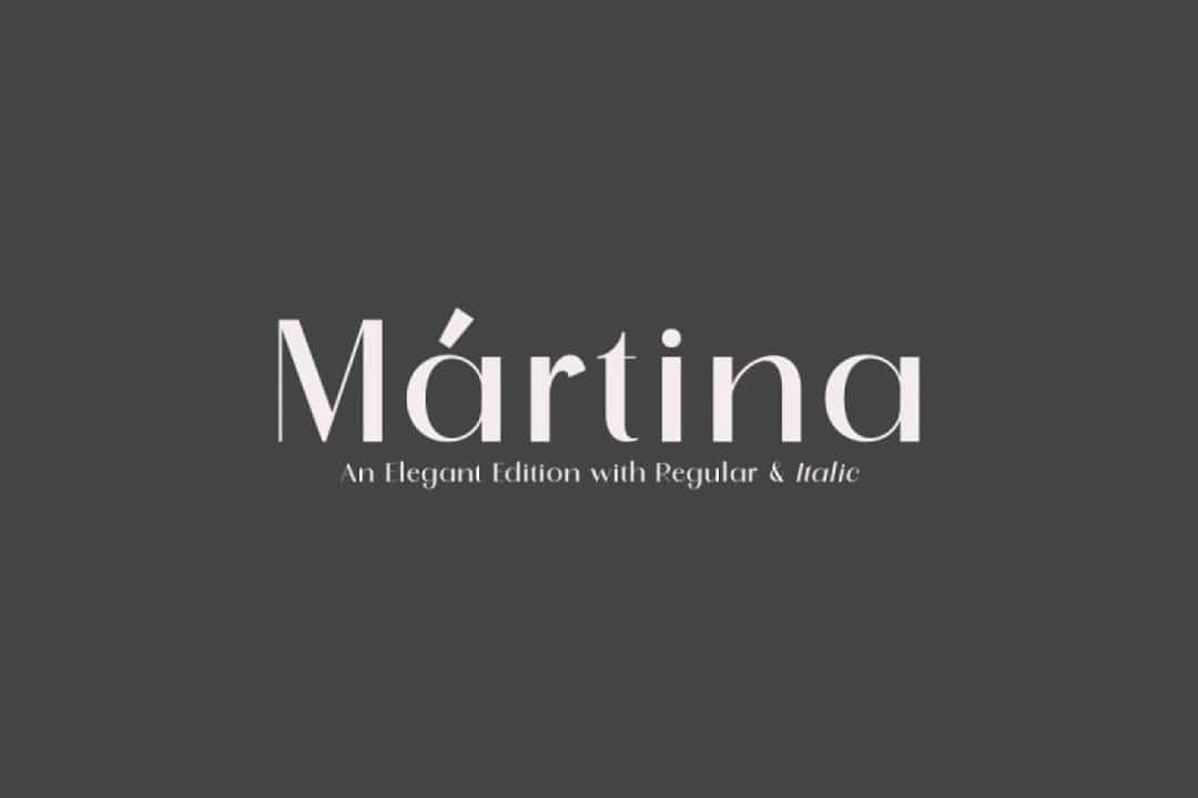 Martina Font Image 1