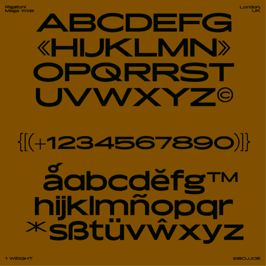 Rigatoni Font Image 2
