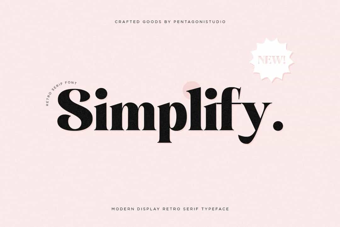 Simplify Font Image 1