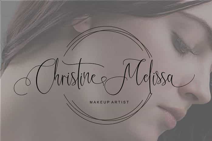 Kristallian Script Font Image 2