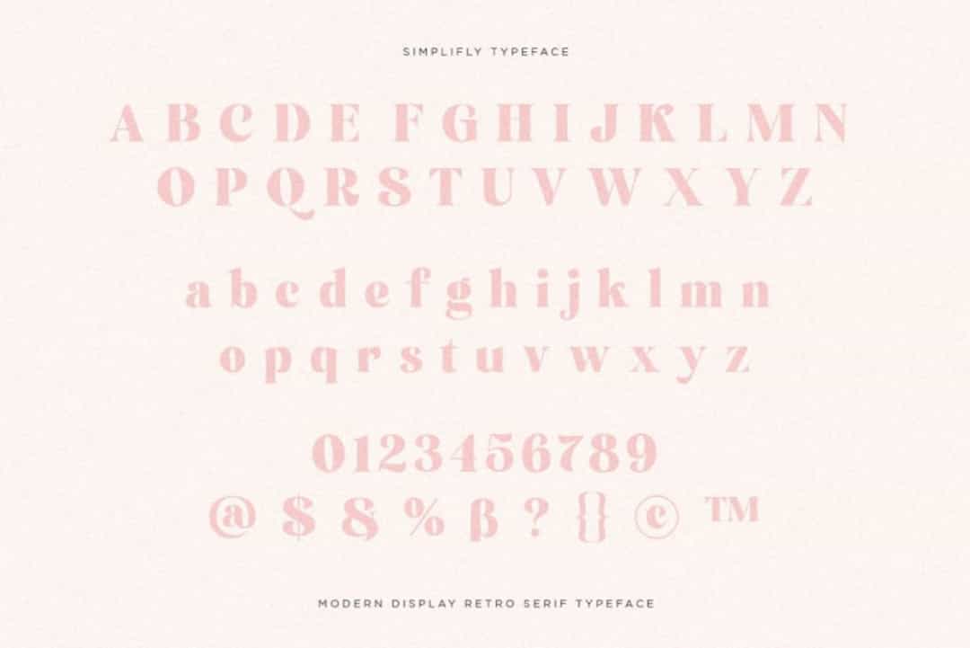 Simplify Font Image 3