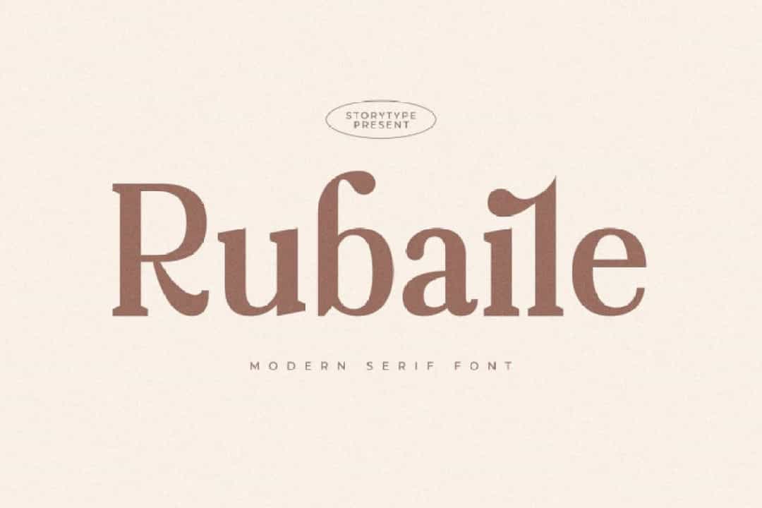 Rubaile Font Image 1