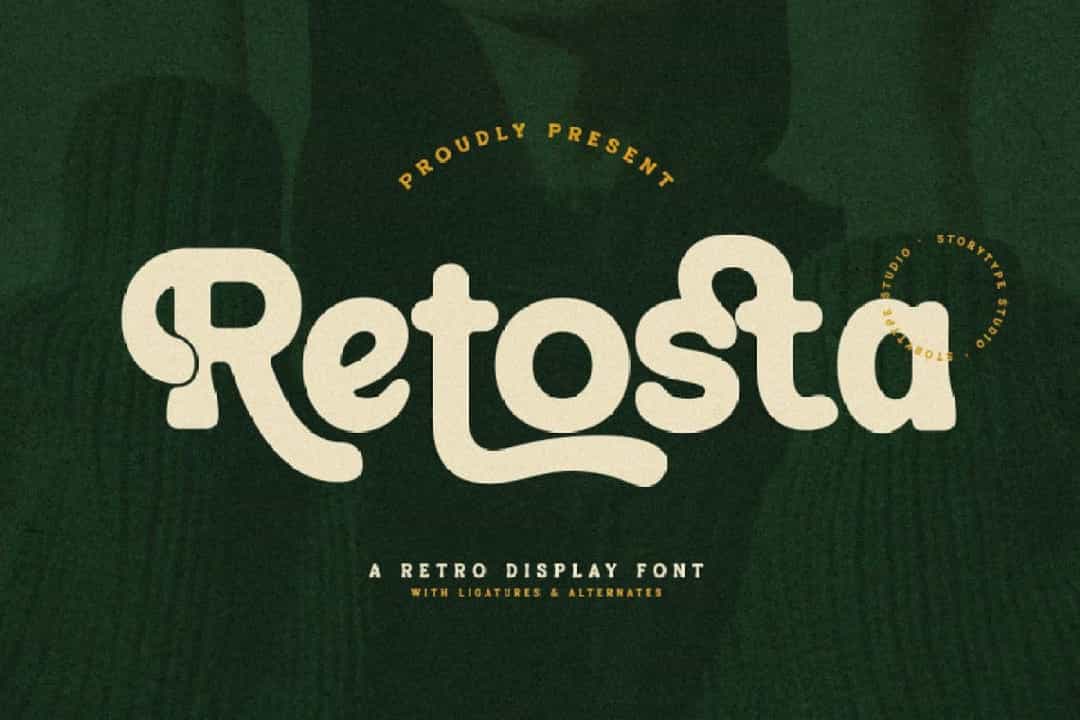 Retosta Font Image 1